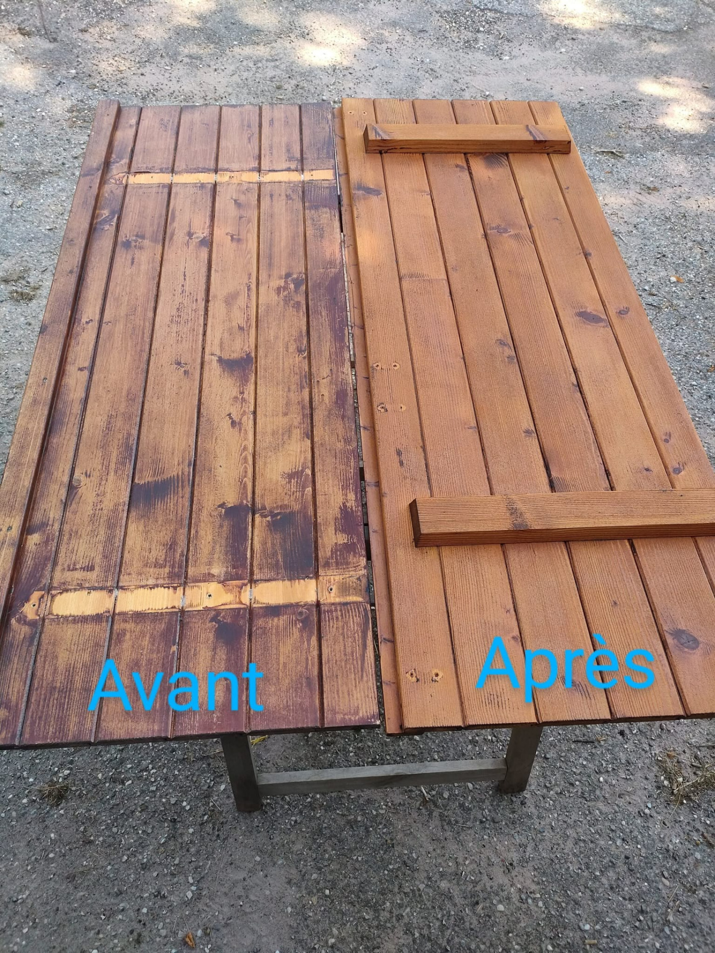 Boiserie avant/après